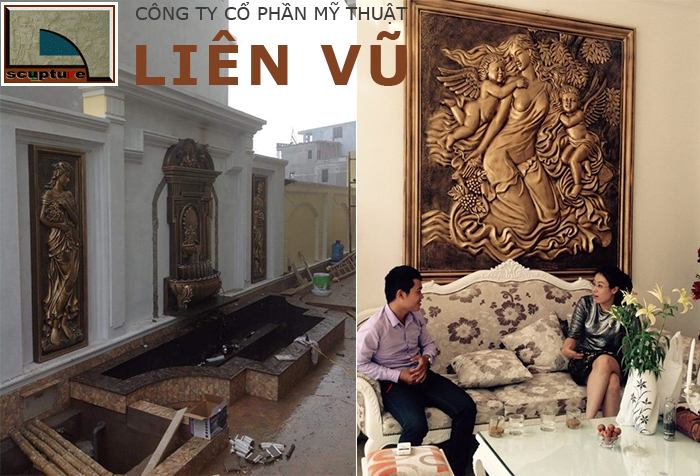 Không gian ấn tượng, độc đáo hơn với phù điêu châu Âu