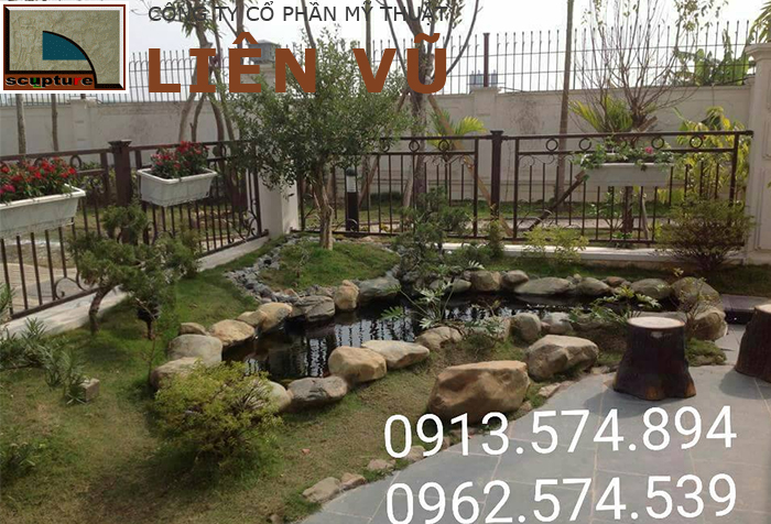 Không gian cảnh quan với sự kết hợp của nhiều yếu tố thiên nhiên