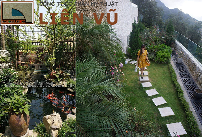 Không gian tươi mới, mát mẻ và thư giãn với sự xuất hiện của cảnh quan sân vườn