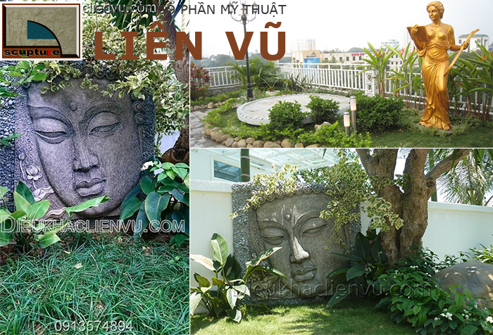 Khu vườn đẹp, độc đáo hơn với sự xuất hiện của các sản phẩm điêu khắc