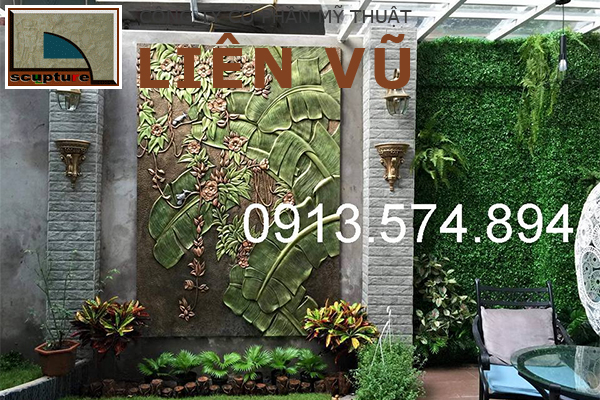 Làm đẹp không gian cùng tranh phù điêu