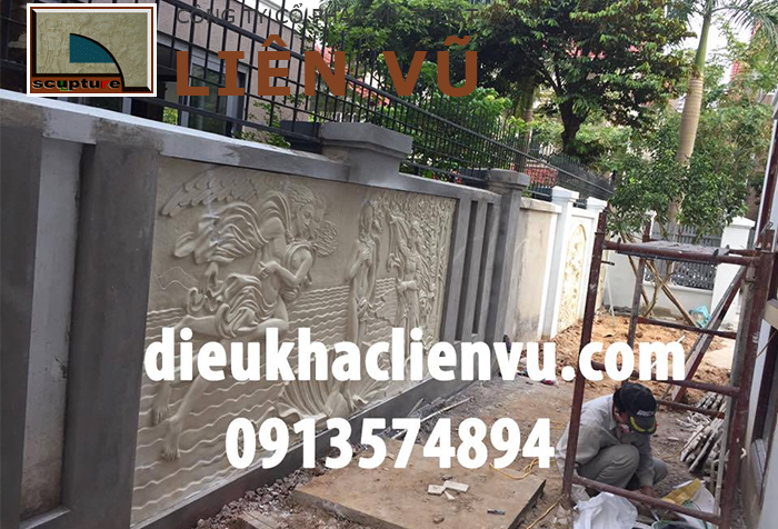 Lắp đặt, thi công phù điêu và tiểu cảnh sân vườn