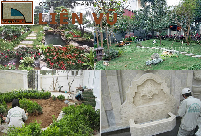 Liên Vũ- đơn vị thiết kế, thi công dự án điêu khắc sân vườn chuyên nghiệp