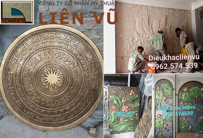Liên Vũ- sản xuất, cung cấp tranh phù điêu composite