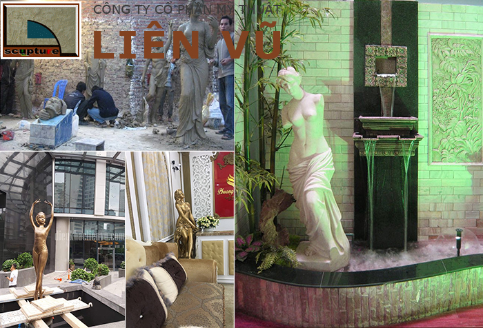 Liên Vũ- sản xuất, thi công tượng cô gái đẹp