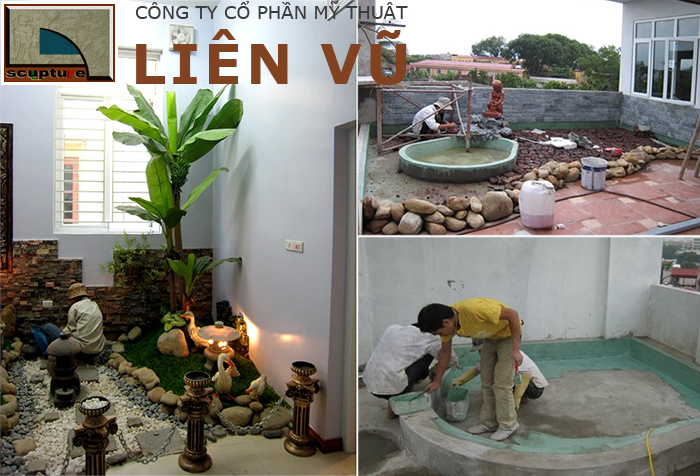 Liên Vũ- thi công tiểu cảnh ban công chuyên nghiệp