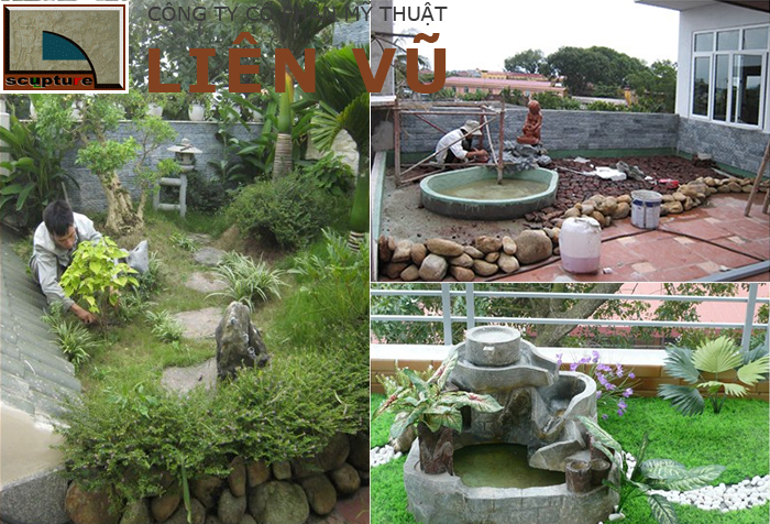 Liên Vũ- thiết kế, thi công tiểu cảnh ban công chung cư đẹp