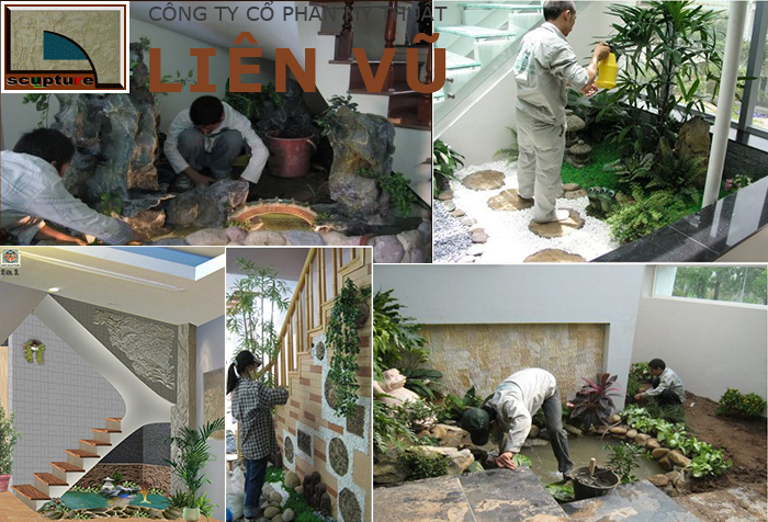 Liên Vũ- thiết kế, thi công tiểu cảnh cầu thang chuyên nghiệp