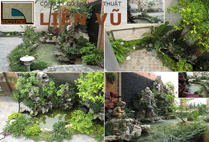 Liên Vũ- thiết kế và thi công tiểu cảnh non bộ phong thủy chuyên nghiệp