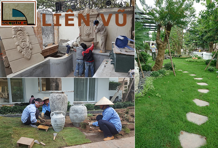 Liên Vũ- thiết kế và thi công cảnh quan dự án sân vườn đẹp
