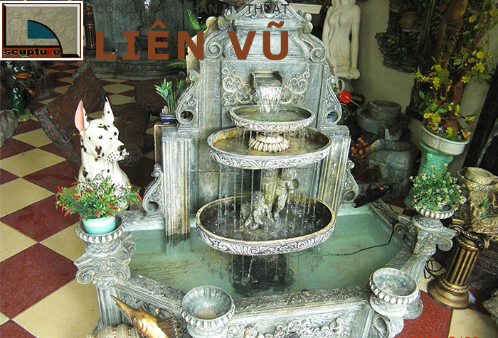 Mẫu đài nước tràn đẹp, độc đáo