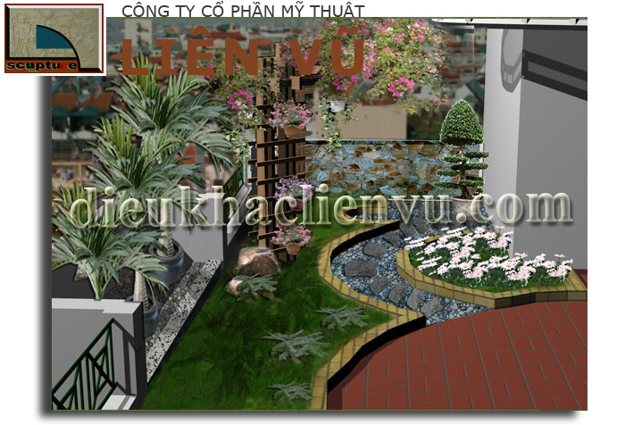 Mẫu thiết kế tiểu cảnh ban công đẹp