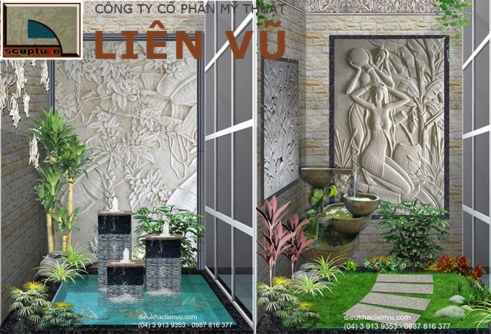 Mẫu thiết kế tiểu cảnh ban công nước đẹp