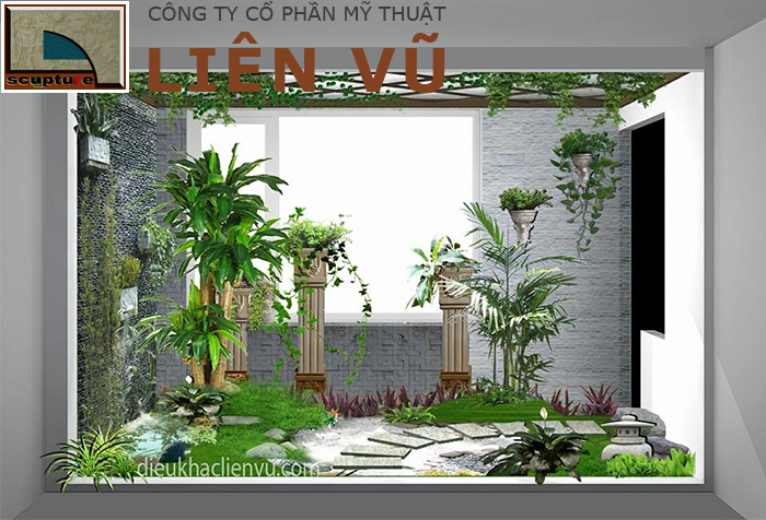 Mẫu thiết kế tiểu cảnh đẹp cho ban công