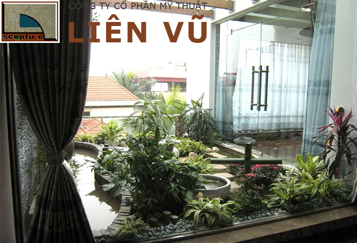 Mẫu tiểu cảnh ban công xanh