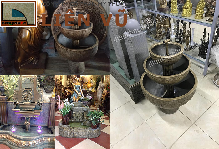 Một số mẫu đài nước sân vườn mini có sẵn