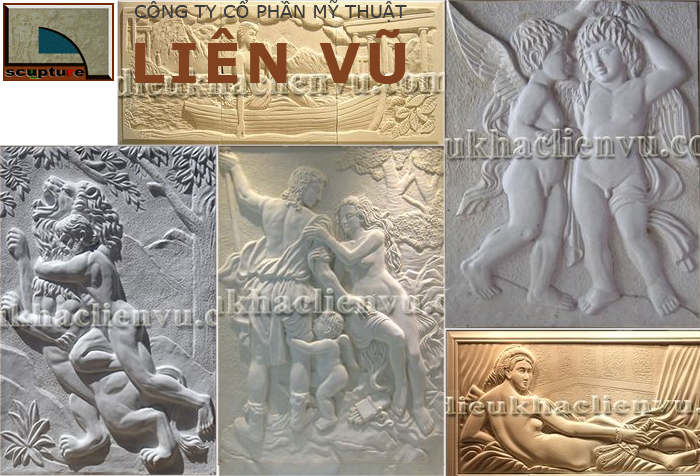 Một vài tác phẩm phù điêu châu Âu