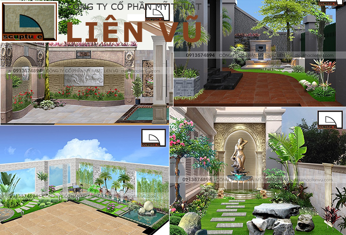 Một vài thiết kế tiểu cảnh sân vườn đẹp