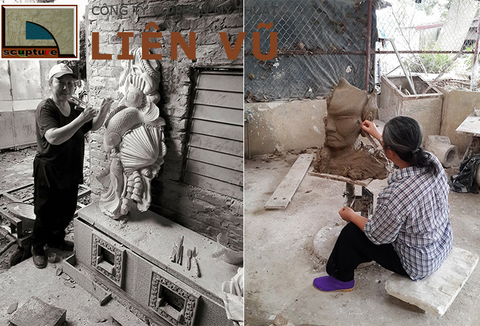 Nghệ nhân điêu khắc lão niên của Liên Vũ