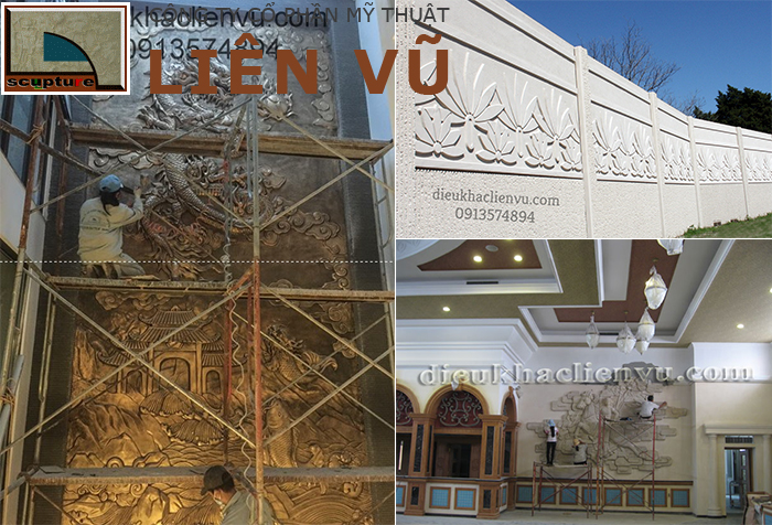 Nghệ thuật điêu khắc composite trang trí nội, ngoại thất