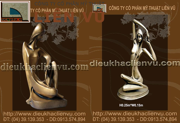 Nghệ thuật điêu khắc tượng khỏa thân trang trí