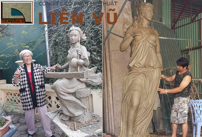 Nghệ thuật điêu khắc tượng tạo hình người phụ nữ