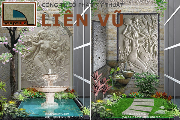 Nghệ thuật trang trí phù điêu và tiểu cảnh