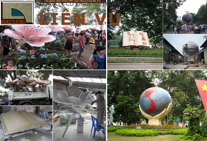 Nhận chế tác sản xuất, thi công mô hình điêu khắc composite trang trí