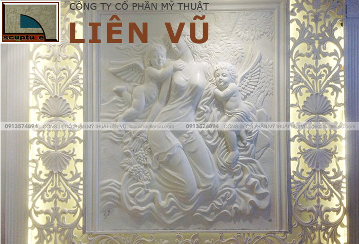 Phù điêu châu Âu cổ điển thiên về thể hiện hình ảnh con người