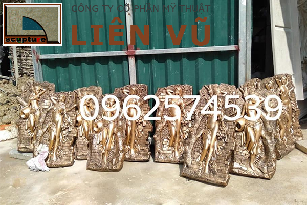 Phù điêu cô gái kích thước nhỏ