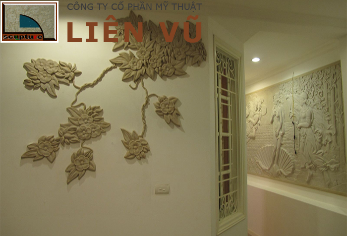 Phù điêu composite ốp tường vô cùng độc đáo