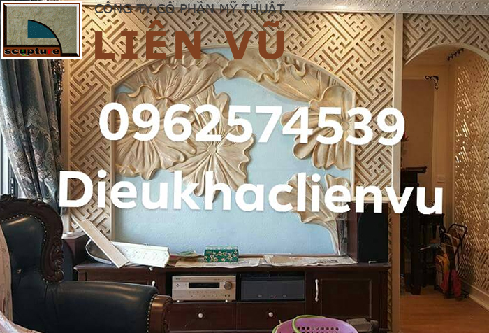 Phù điêu hoa văn châu Âu hiện đại