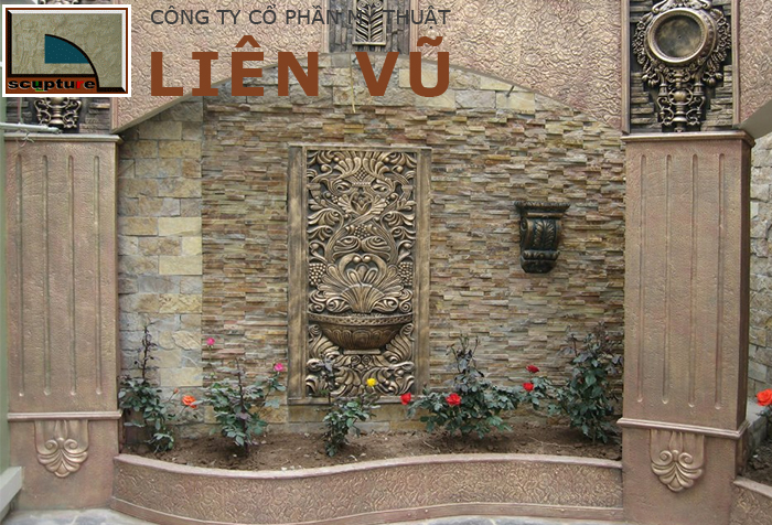 Phù điêu hoa văn châu Âu hiện đại