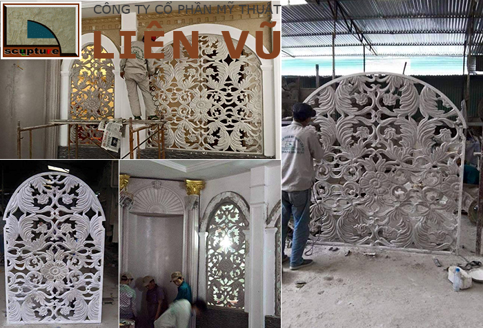 Phù điêu hoa văn châu Âu