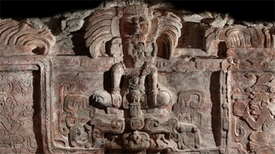 bức phù điêu 1000 năm tuổi của người maya