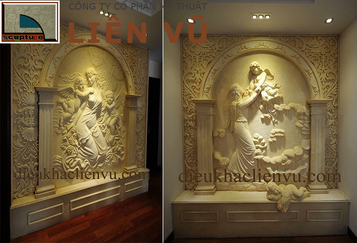 Phù điêu thiên thần