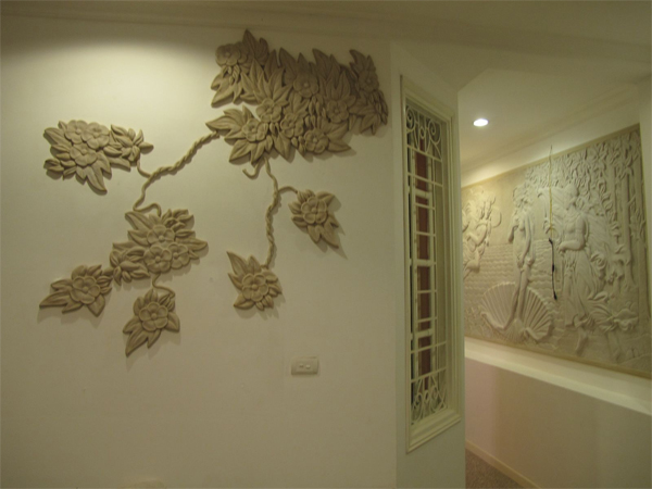 phù điêu trang trí spa