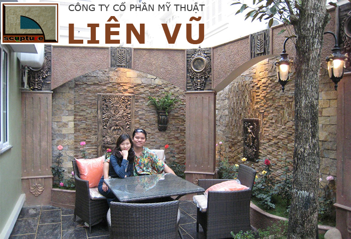 Quán cafe độc đáo phong cách châu Âu với phù điêu