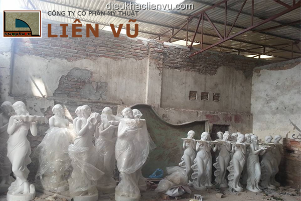 Sản phẩm tượng composite được thi công bởi Liên Vũ