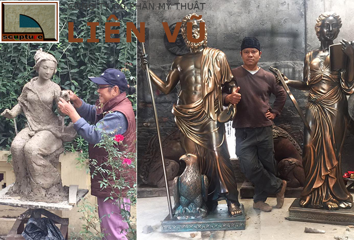 Tác phẩm tượng điêu khắc đẹp