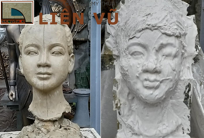 Tạo hình đất sét và đổ khuôn composite