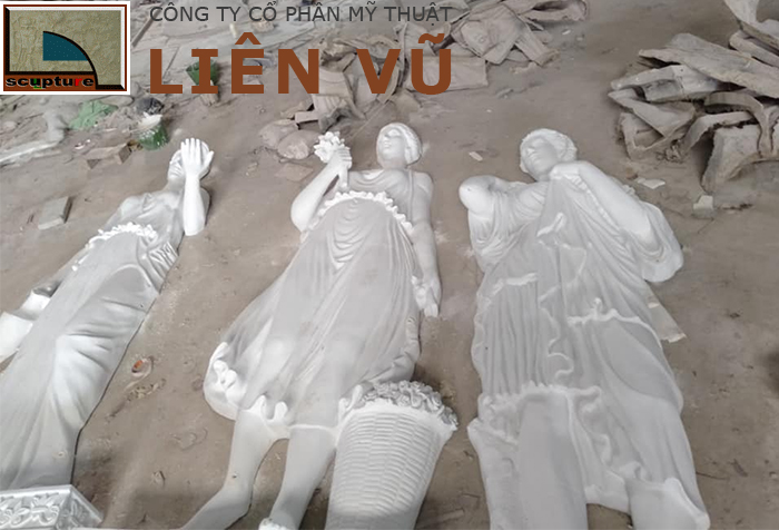 Tạo hình phù điêu cô gái