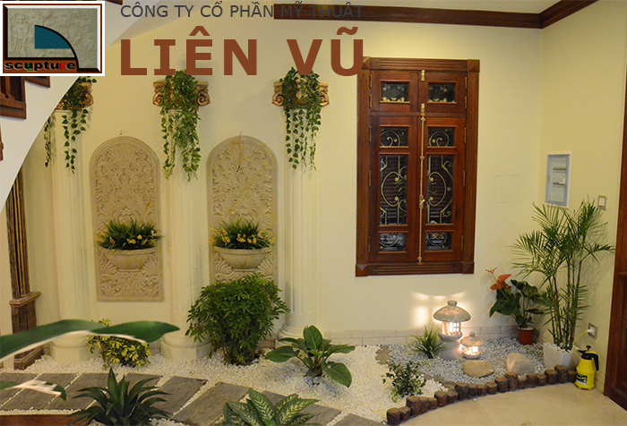 Thêm ánh sáng phù hợp giúp tiểu cảnh đẹp hơn về đêm