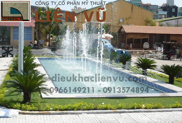 Thi công cảnh quan đài phun nước