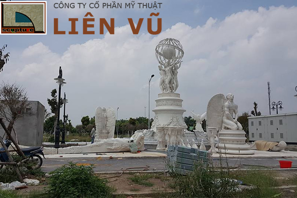 Thi công cảnh quan dự án điêu khắc