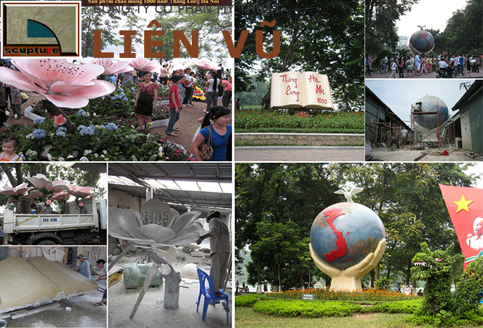 Thi công cảnh quan dự án sự kiện 1000 năm Thăng Long