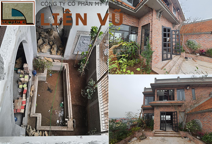 Thi công cảnh quan xanh biệt thự