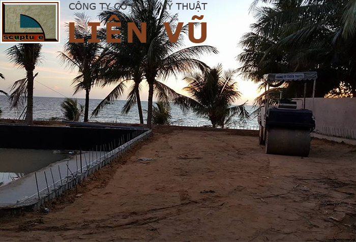 Thi công dự án cảnh quan resort