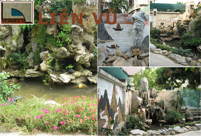 Thi công tiểu cảnh ban công non bộ