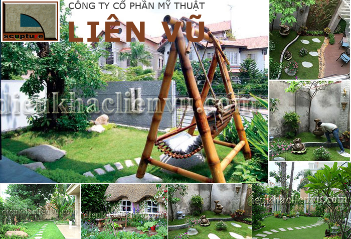 Thi công tiểu cảnh sân vườn mang đến không gian xanh mát, tươi mới cho ngôi nhà